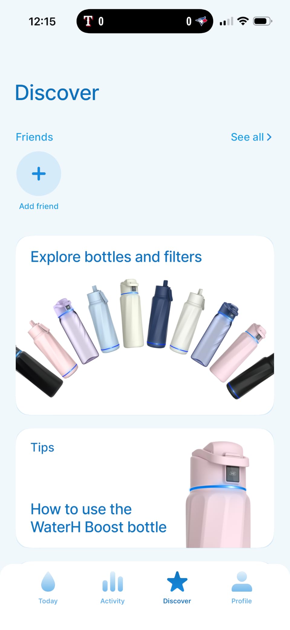 WaterH BOOST Smart Water Bottle Tracker with Reminder to Drink Water, 32oz | Double Wall Vacuum Insulated Stainless Steel, BPA-Free, Leakproof, Wide Mouth for Office customer photo 2