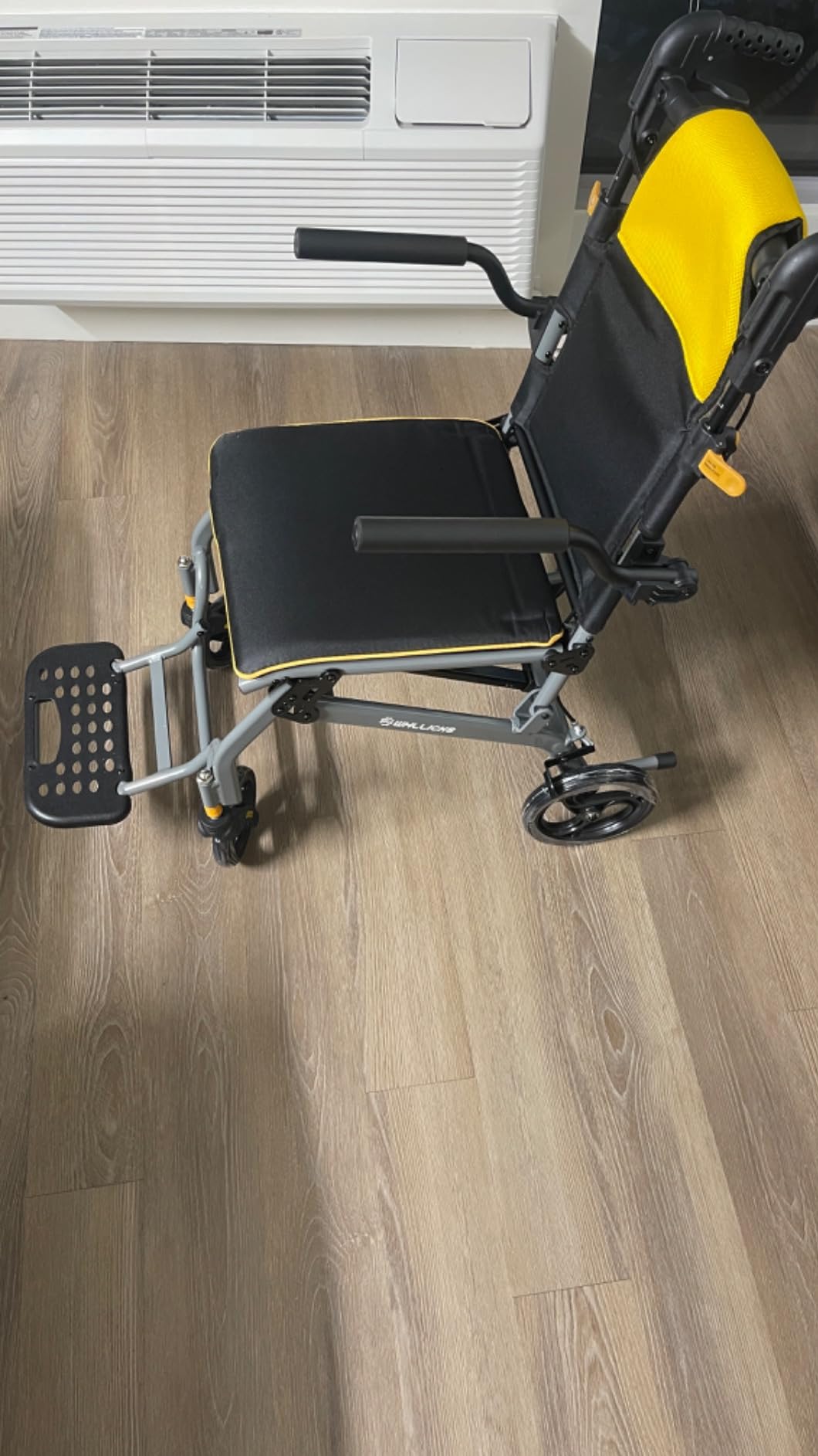 Wheelchairs for Adults Transport Chair Lightweight Foldable with Telescopic Handle, 17-Inch Seat Width Portable Folding Travel Wheel Chairs for Seniors (June Updated Version) customer photo 1