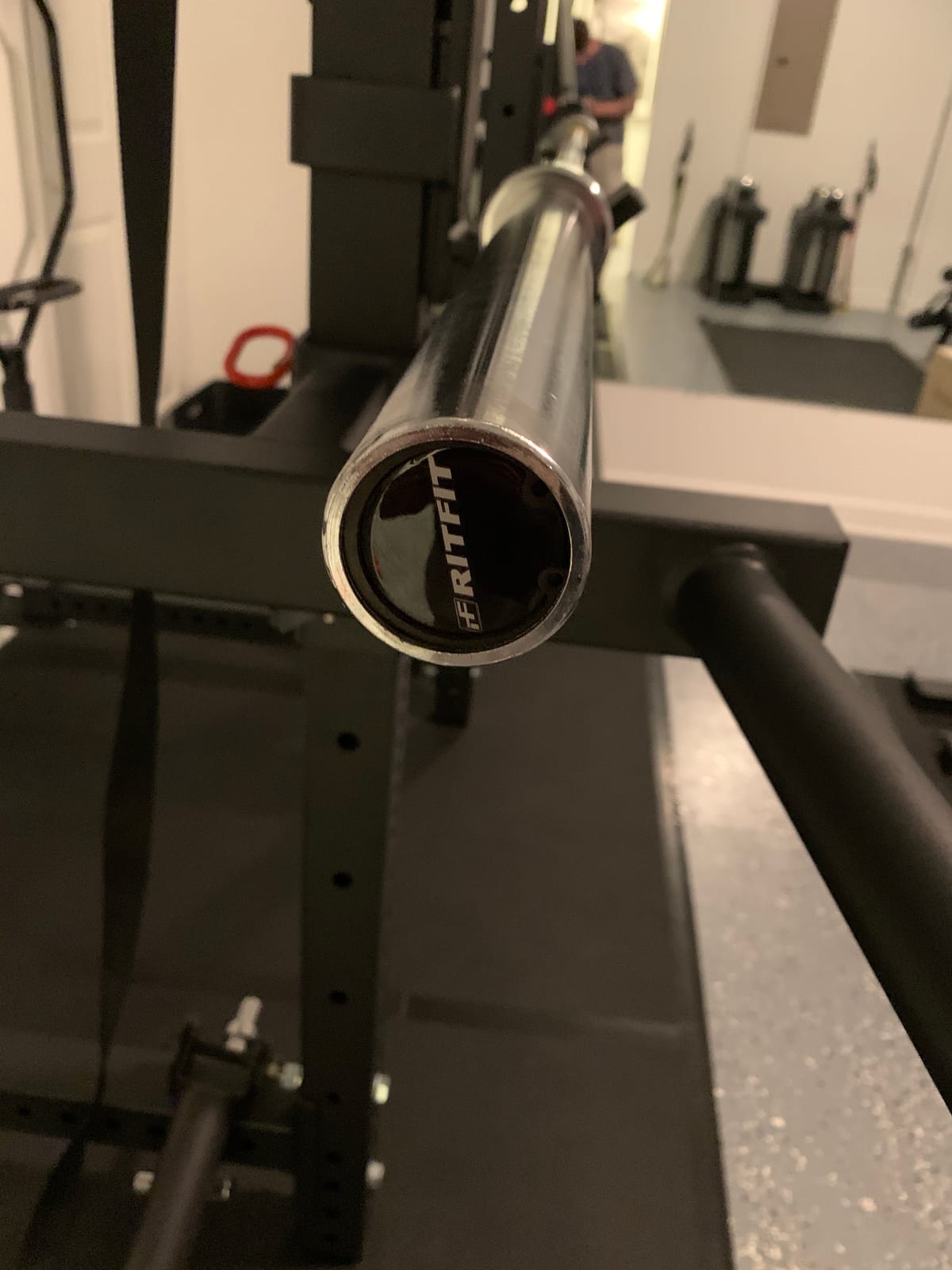 RitFit Elite 7ft Olympic Barbell, Robust 45lb Barbell for Weightlifting and Powerlifting, Superior Olympic Bar with Exceptional 500lbs Load Capacity, Weight Bar for 2” Standard Plates customer photo 2