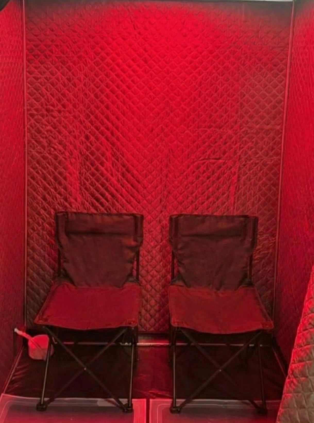 Morfone Portable Steam Sauna 2 Person Red Light Therapy, Full Body for Home customer photo 2
