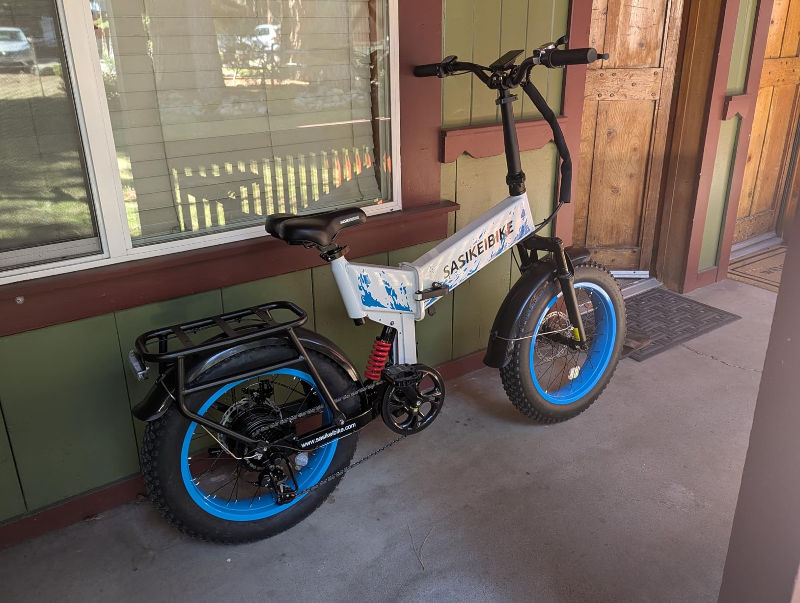 1500W Folding Electric Bike for Adult 52V20Ah Battery 20x4inch Ebike customer photo 1