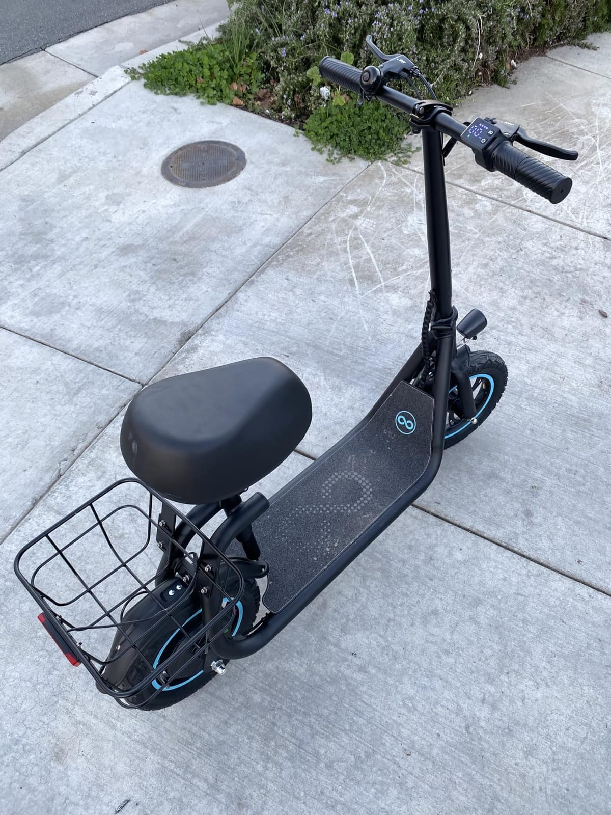 URBANMAX C1 Adult Seated E‑Scooter,450W,20 Mile,15.5MPH,Rear Basket customer photo 2