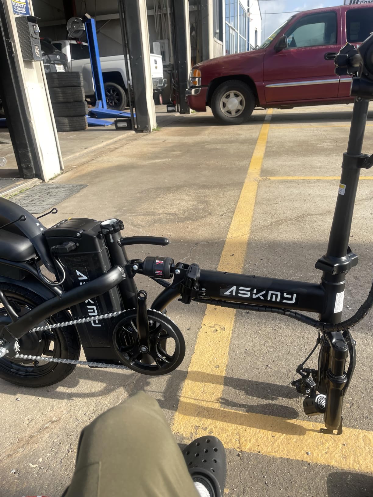 Foldable Electric Bike for Adults and Teens, 14