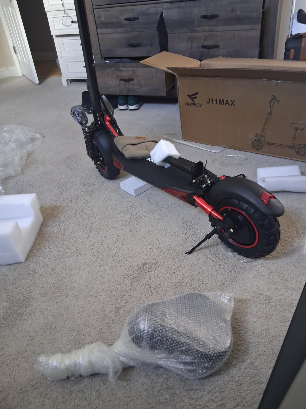 Electric Scooter Adults, 37 Miles Long Range, 34 Mph Max Speed, 11