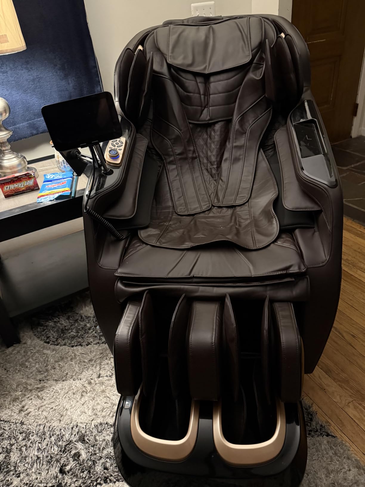 4D Massage Chairs Full Body,Zero Gravity SL-Track Shiatsu Massage Chair Recliner,Core Heating,20 Massage Techniques,Deep Yoga Stretch,Foot Rollers, Ai Voice,Touch Screen,Wireless Charging customer photo 2