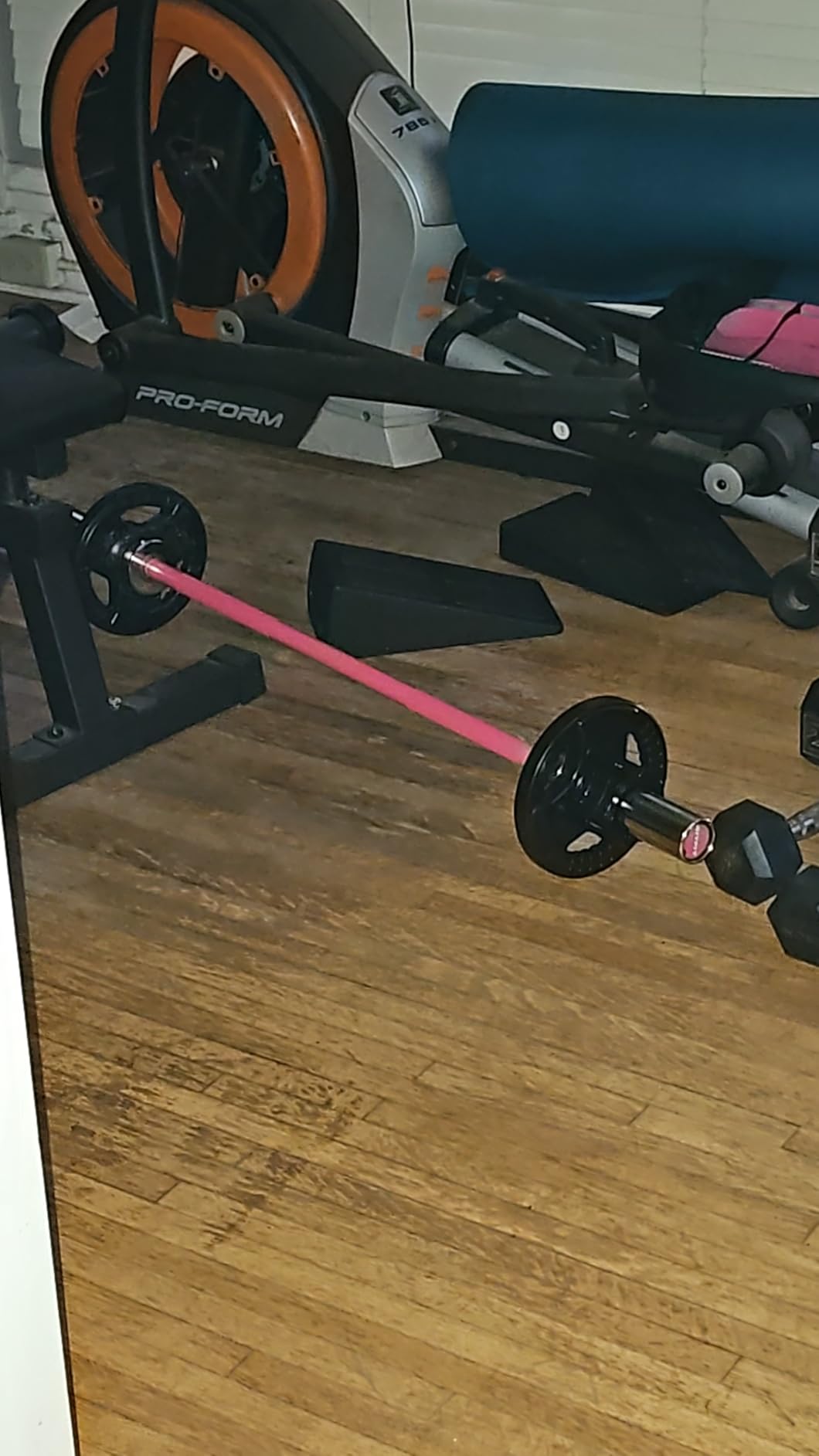 RitFit Barbell Weight Set - 4/6FT Olympic Barbell with Weight Plates (55-115LB Total) - Weightlifting Equipment for Squats, Curls, Deadlifts, Presses, Hip Thrusts customer photo 1