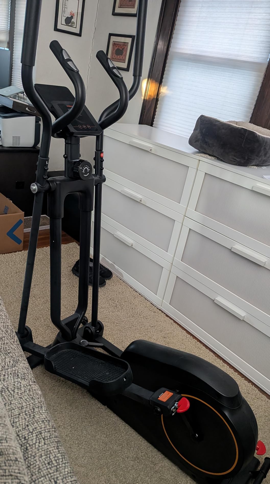 YOSUDA Foldable Elliptical Exercise Machine for Home, Compact Design customer photo 1