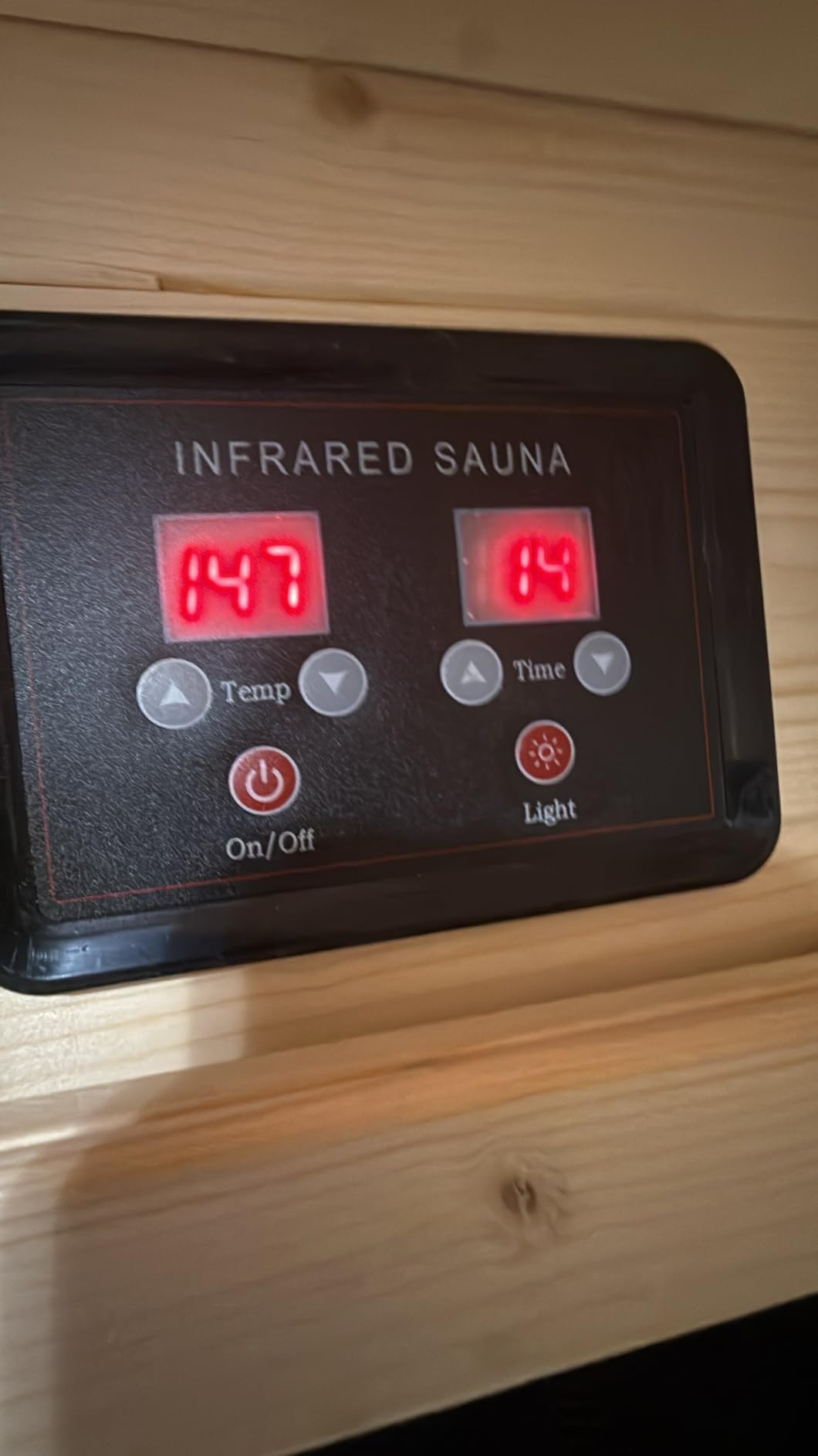 Albott 4 Person Outdoor Sauna, Asphalt Shingle Roof, Low EMF 2850W/240V/20A customer photo 1