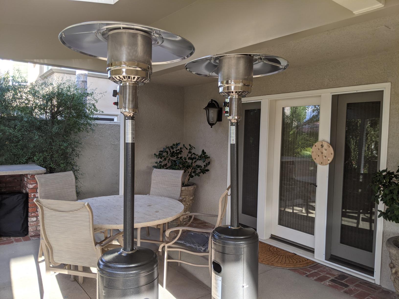 Pamapic 50,000 BTU Outdoor Heaters for Patio with Round Table Design, Premium 304 Stainless Steel Burner, Triple Protection System Propane Patio Heater for Porch Garden, Residential & Commercial Use customer photo 1