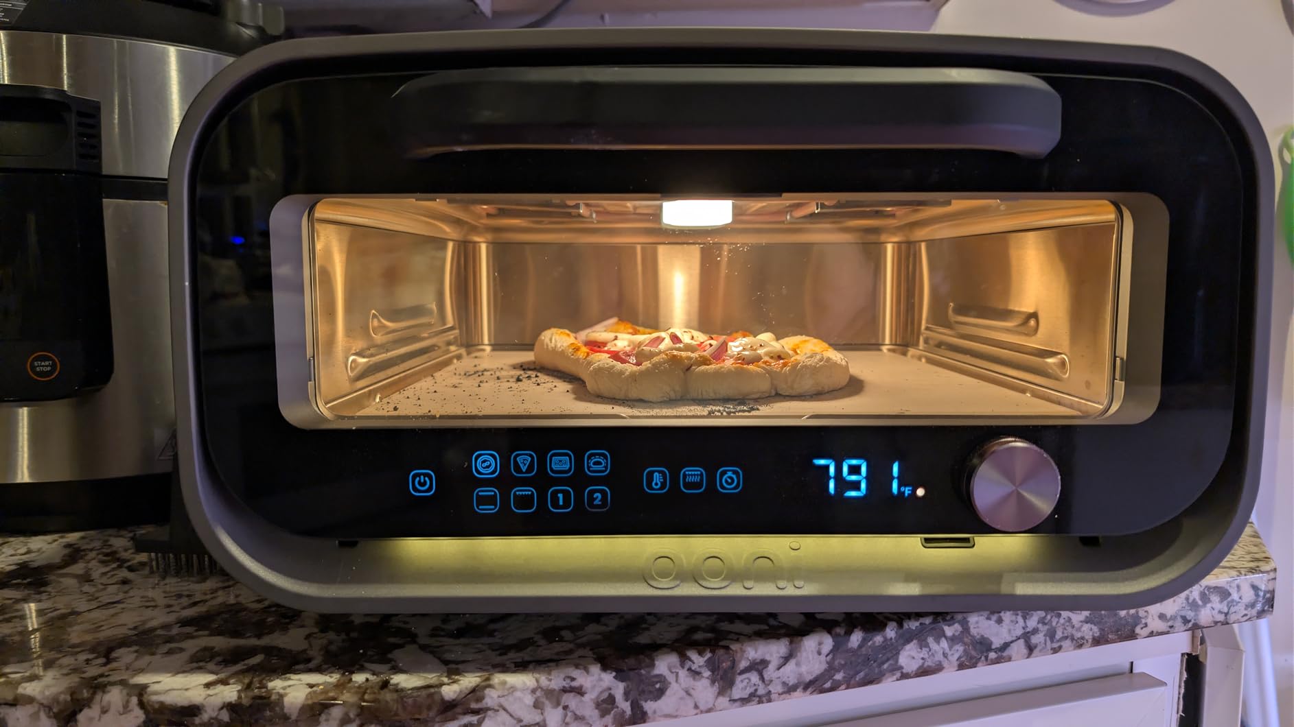 Ooni Volt 2 Electric Indoor Pizza Oven - 70°F to 850°F Temperature Range, Versatile Countertop Electric Toaster Oven, Cook 12 Inch Pizzas and More - Charcoal Grey customer photo 1