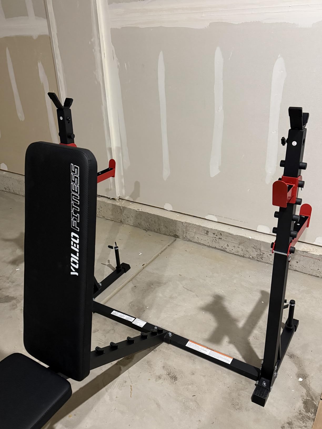 YOLEO Olympic Weight Bench Set, Heavy Duty Bench Press Rack for Home Gym customer photo 2