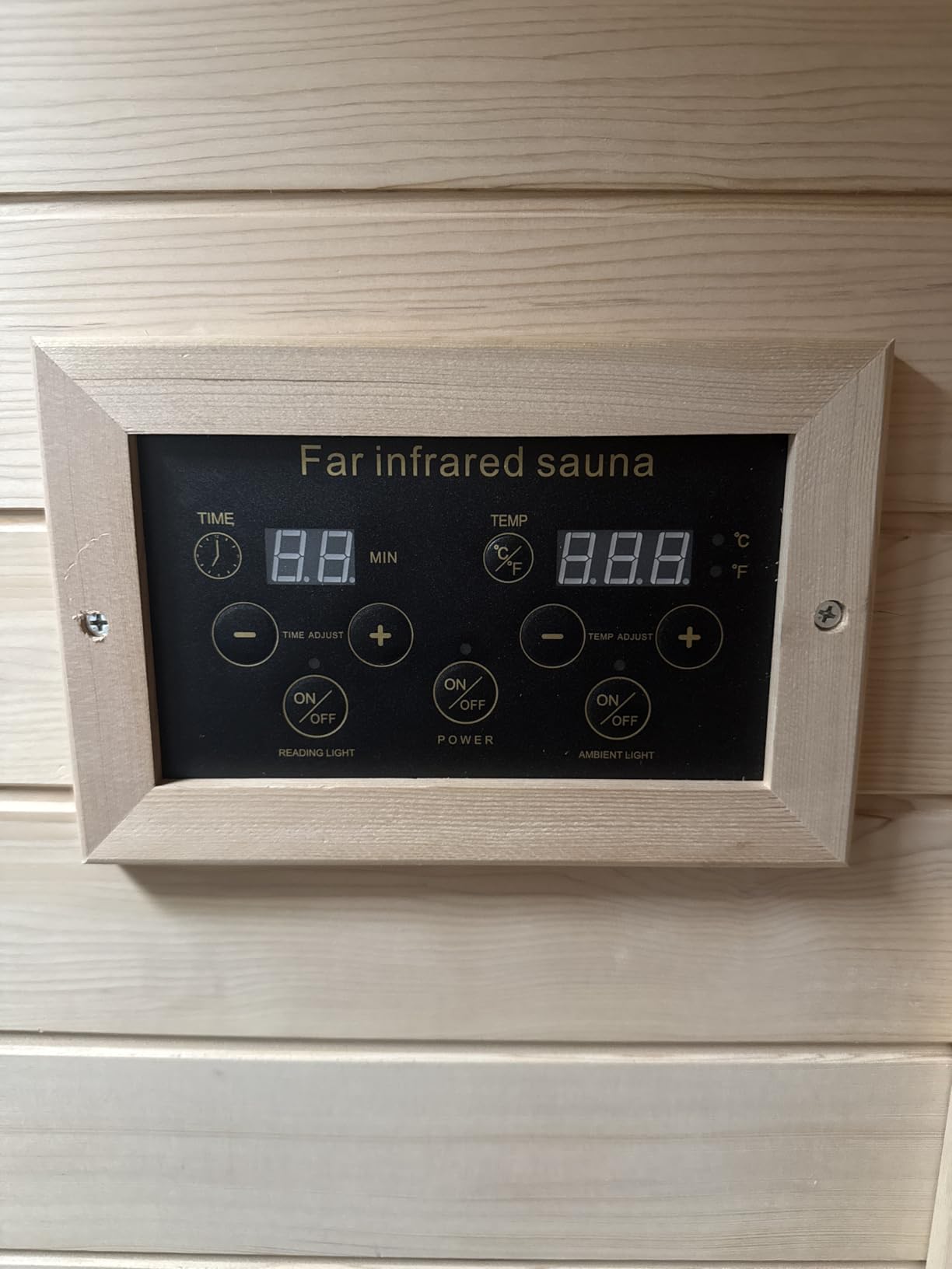 Outdoor Sauna 2 Person Low EMF Ceramic Infrared Saunas for Home | Mahogany Wood Home Sauna Room 2 Person Infrared Home Sauna with Bluetooth Speakers, LED Reading Lamps, Chromotherapy Lights customer photo 1