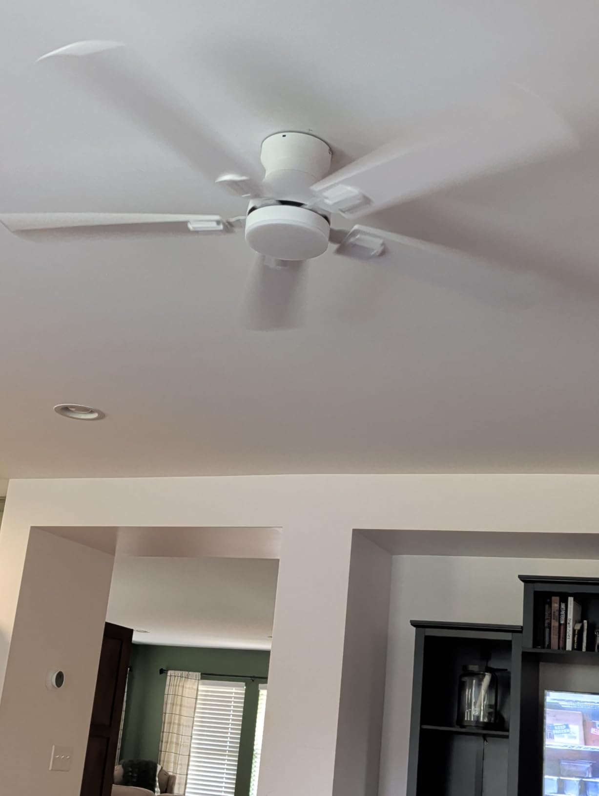 42'' White Flush Mount Ceiling Fans with Lights for Nursery Room customer photo 1
