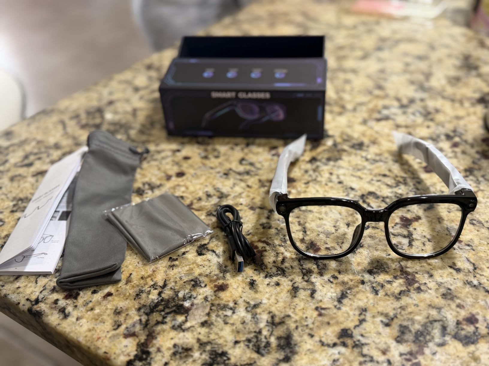 AI Smart Glasses with Camera, 4K Video, Real-Time Translation, AI Assistant customer photo 1