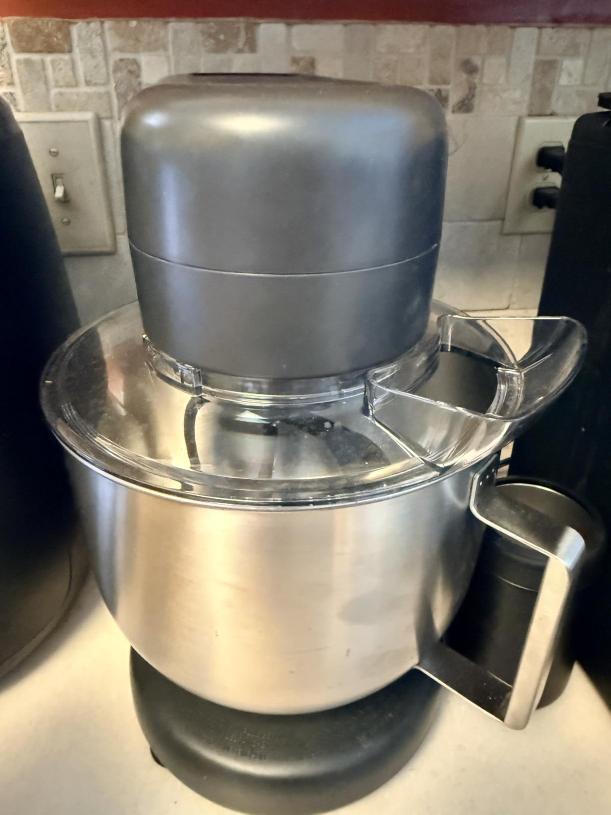 Martha Stewart 5.3QT Tilt Head Stand Mixer, 12 Speeds, Stainless Steel Bowl | Dough Hook, Stainless Whisk, Beater, Removable Splash Shield, Bread, Cake & Whipping, Electric Kitchen Mixer, Honeydew Green customer photo 2