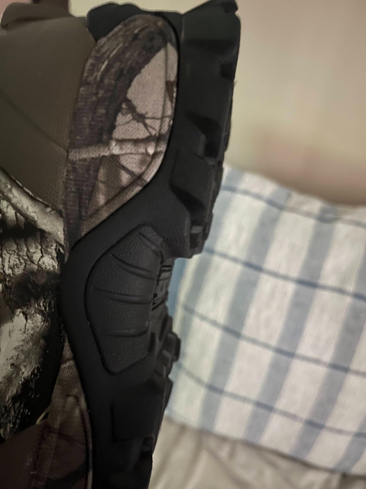 Kalkal Snake Boots for Men, Hunting Boots Waterproof Insulated Outdoor Rubber Boots, with 5mm Neoprene Anti-slip Snake Boots for Hunting Working Farming Gardening Fishing customer photo 1