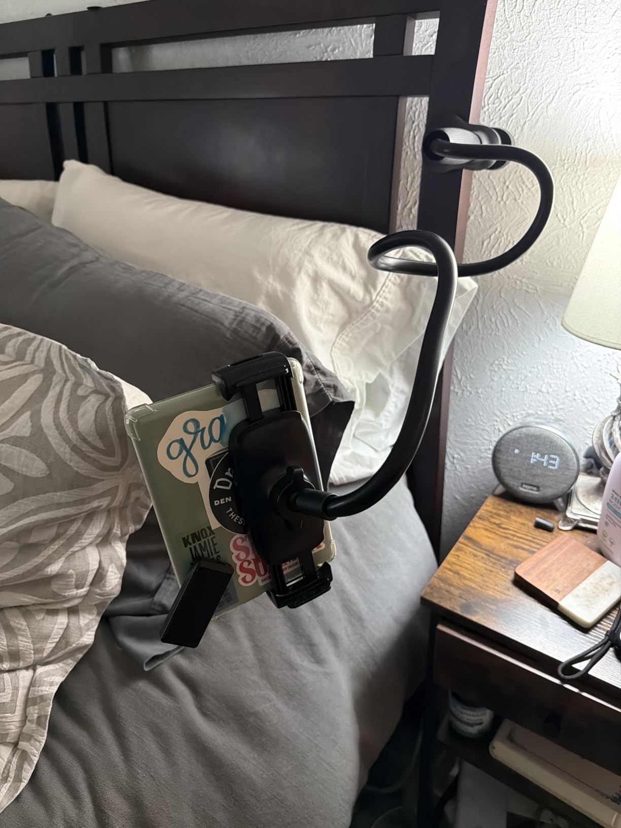 Lamicall Gooseneck Tablet Holder for Bed, Unique Tapered Flexible Arm customer photo 1