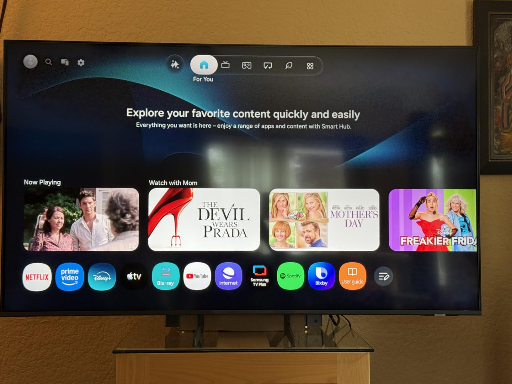 Samsung 65-Inch Class QN70H Series, Neo QLED Mini LED, 4K, Smart TV, 2026 customer photo 2