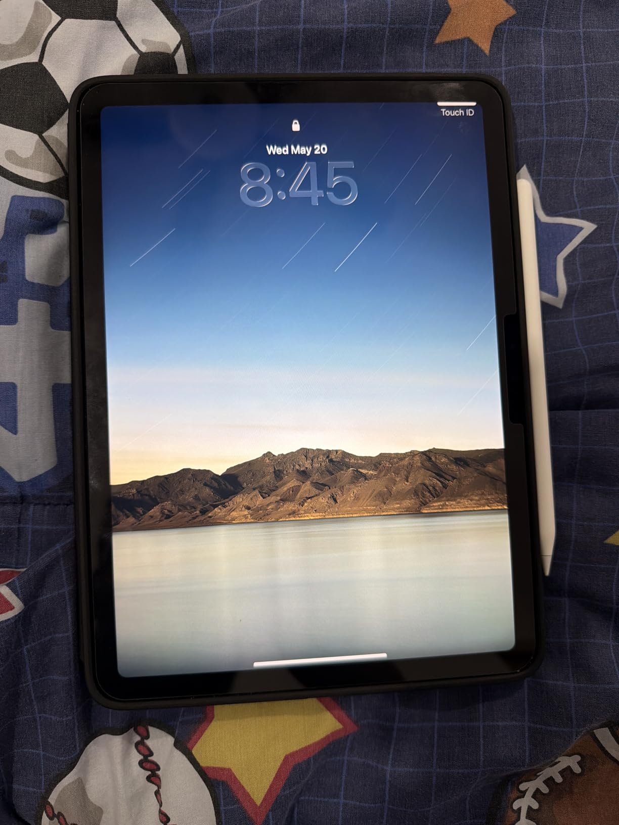 Apple iPad Air 11-inch (M4): Liquid Retina Display, 128GB, 12MP Front/Back Camera, Wi-Fi 7 with Apple N1, Touch ID, All-Day Battery Life — Blue customer photo 2