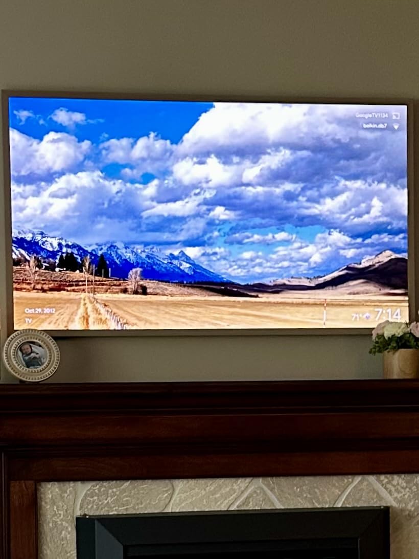 Hisense 55“ Hi-QLED S7 CanvasTV Series 4K UHD Google Smart Art TV (55S7SG, 2026 New) - 144Hz, Art Mode, Anti-Glare Panel, Dolby Vision HDR, Hi-Matte Display, Frame & UltraSlim Wall Mount Included customer photo 2