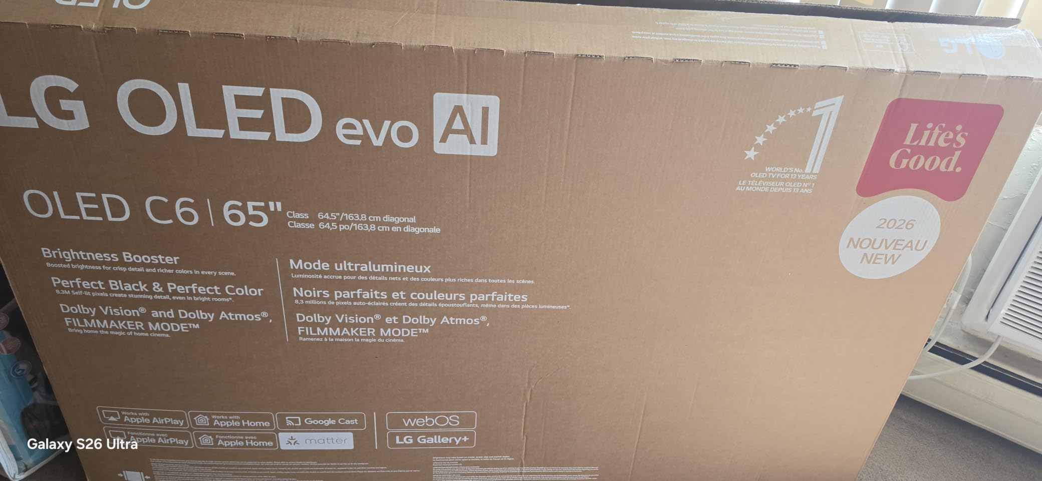 LG 55-Inch Class OLED evo AI 4K C6 Series Smart TV, 2026 Model customer photo 1