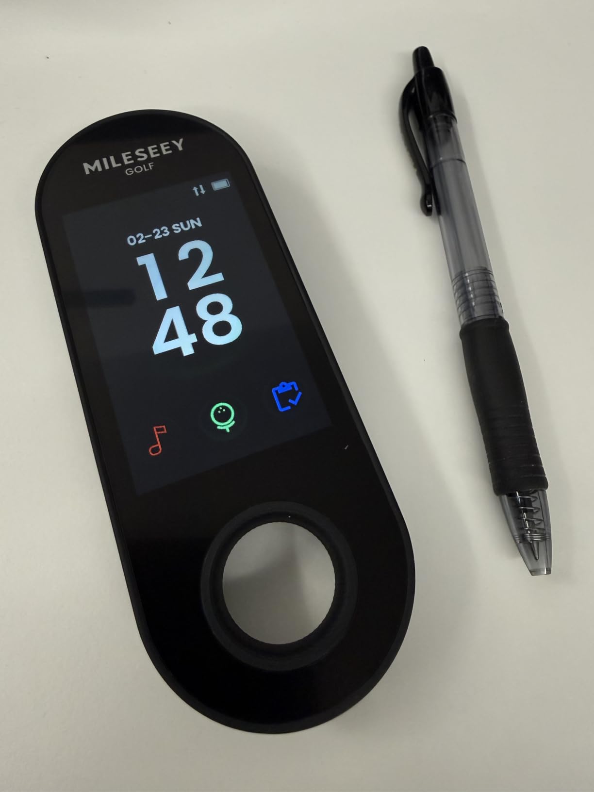 MILESEEY GeneSonic Go Golf GPS Handheld with 43K+ Courses (No Subscription) | Magnetic Golf Rangefinder Yardage Device, 3
