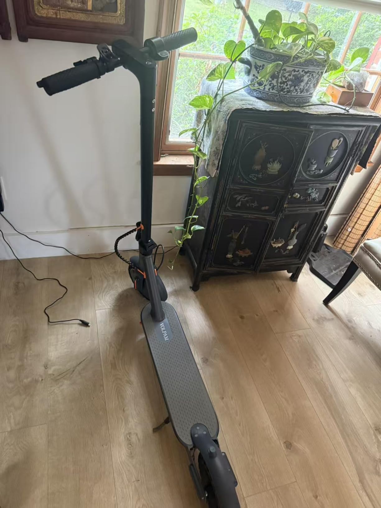 VOLPAM Electric Scooter, 350W/500W Motor, Long Range 15/17/21/28Miles, 19 Mph Top Speed customer photo 2