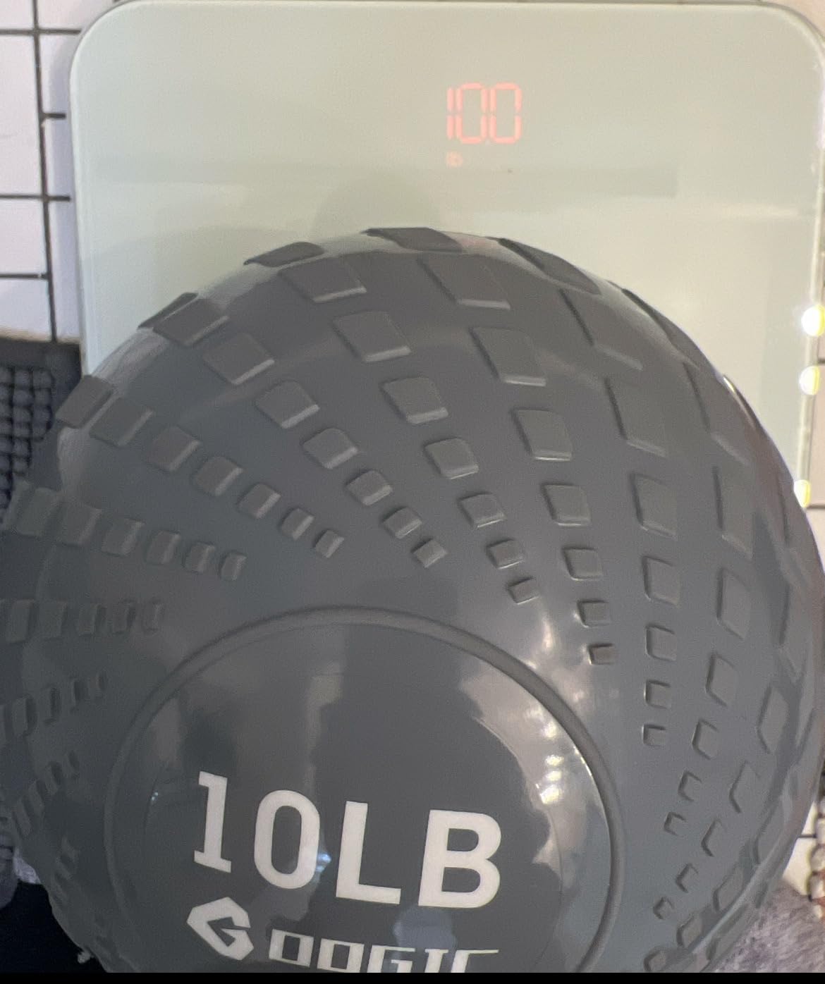 Slam Ball Medicine Ball Weighted Balls for Exercise and Workout, Strength, Cardio, Cross-Training and Core Workouts customer photo 2