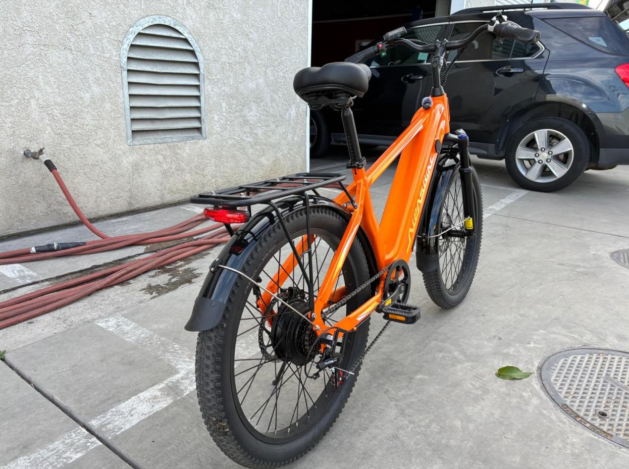 Aipas C2 Max Electric Bike for Adults, 1100W Peak, 85-Mile Range Ebike | 48V 18Ah Removable Battery, 24