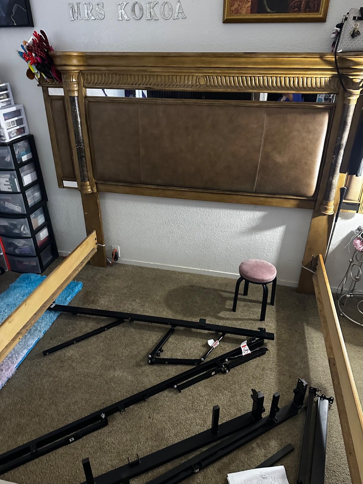 Mixcous King Adjustable Bed Frame with Zero Gravity Heavy Duty 750 lbs customer photo 2