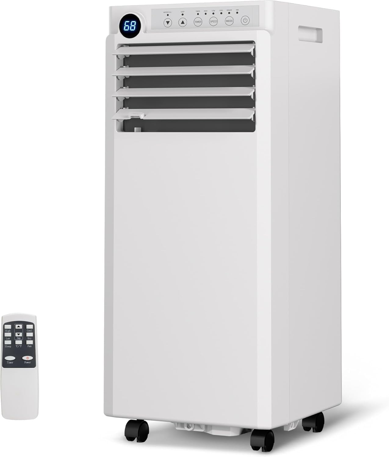 14,000 BTU Portable Air Conditioner, 4-IN-1 Portable AC Unit for Large Rooms Up to 750 Sq. Ft. with Cooling, Dehumidifier, Fan, Sleep, Auto Swing, LED Display, 24H Timer, Remote & Installation Kits customer photo 2