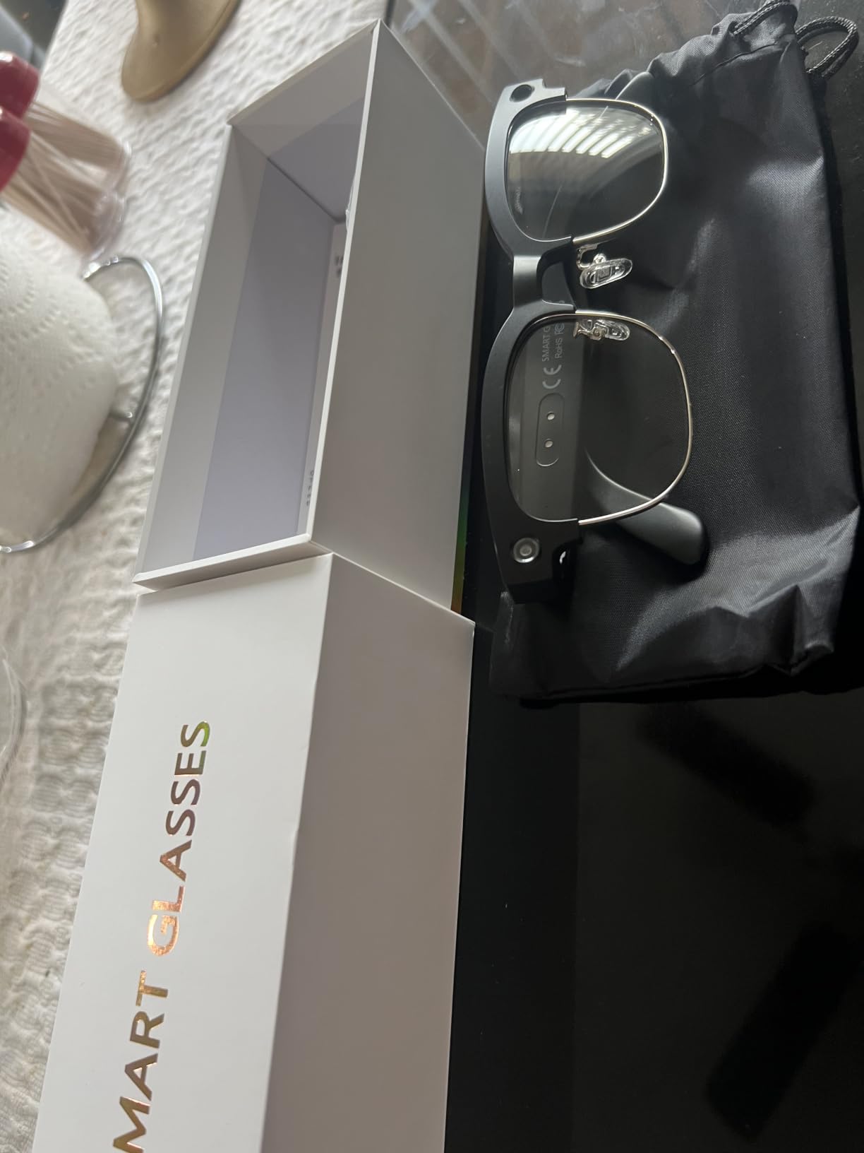 AI Smart Glasses with Camera, 4K EIS, Real-Time Translation customer photo 1