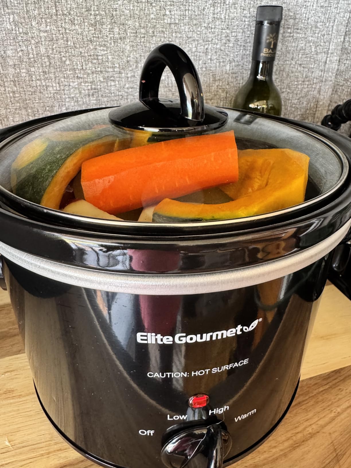 Elite Gourmet MST710 Dishwasher-Safe Slow Cooker Pot, 7 Qt, Stainless Steel customer photo 1