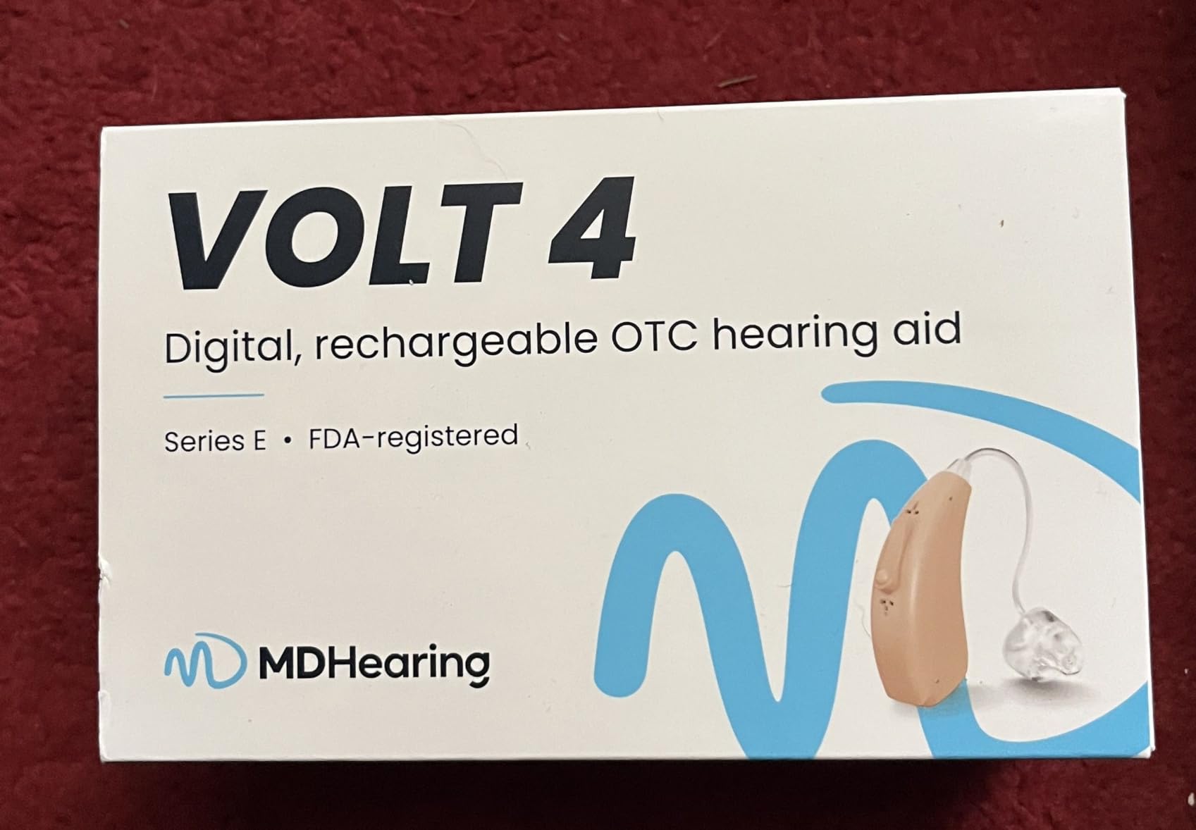 MDHearing VOLT 4 OTC Hearing Aids for Seniors, Behind-the-Ear Hearing Aids with Portable Charging Case, Advanced Noise Cancelling, Fits Comfortably with Glasses, Doctor-Designed customer photo 2