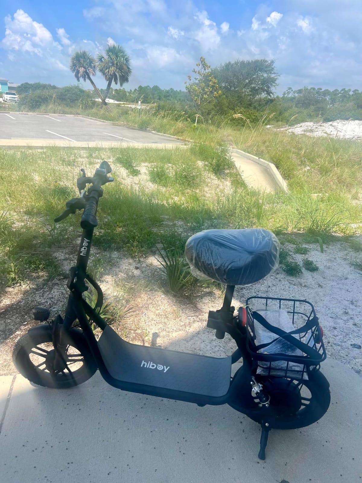 Hiboy Q2/U2 Electric Scooter with Seat for Adults, 22-25 Mile Range, 500W customer photo 1