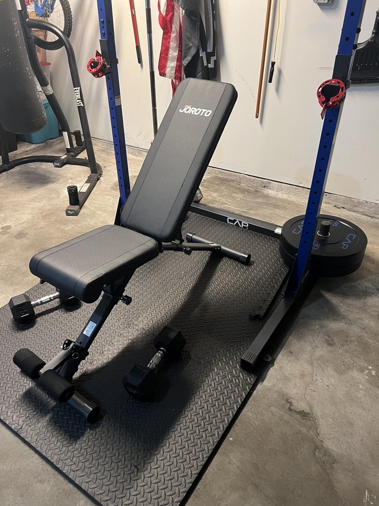 JOROTO Adjustable Weight Bench, Foldable Incline Decline Flat Workout Bench | ASTM-Certified 1300LBS, Hyper Back, Leg Extension and Preacher Curl, All-in-One Roman Chair, Ab Sit-Up Bench for Home Gym customer photo 2