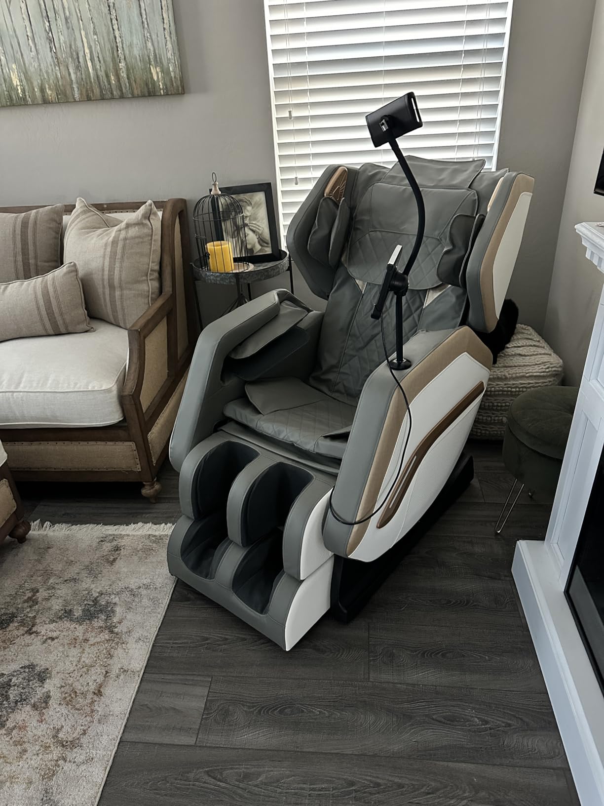 Massage Chair Full Body 14 Fixed Roller Zero Gravity 5 Auto Modes customer photo 2