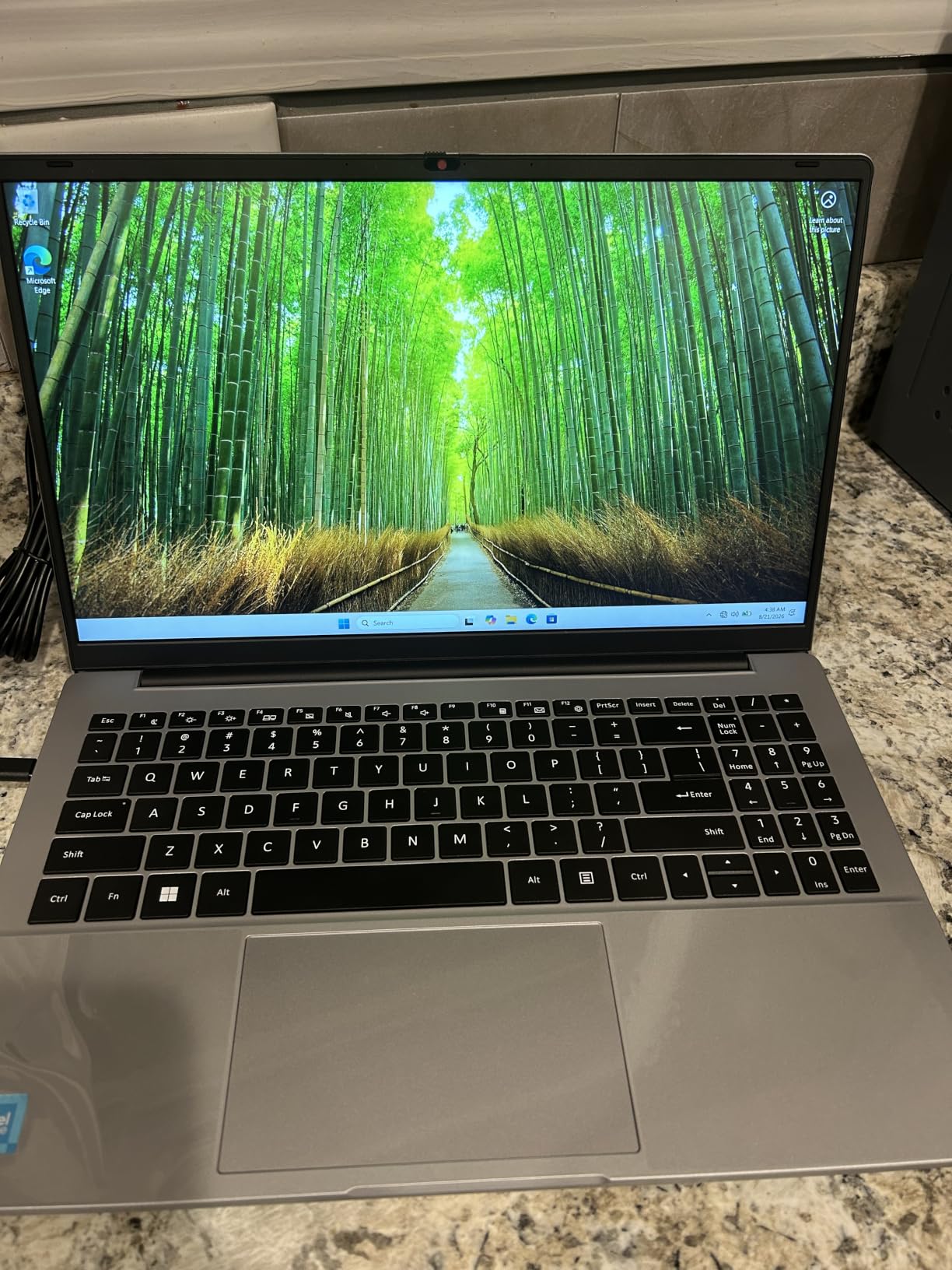 15.6 Inch Laptop Computer, N4020, 4GB DDR4 RAM, 128GB eMMC,with Windows 11 customer photo 2