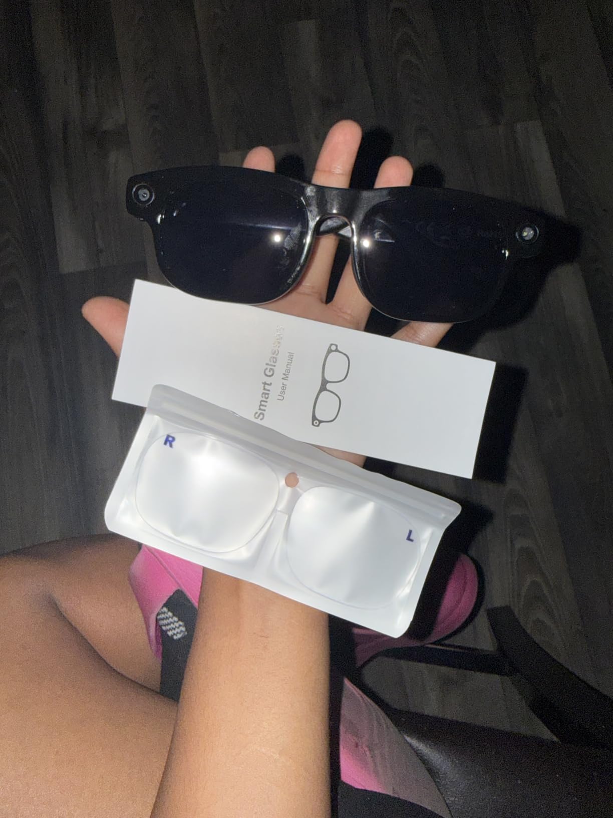 AI Smart Glasses with Camera, 8MP HD Bluetooth Camera Glasses for Women Men customer photo 2