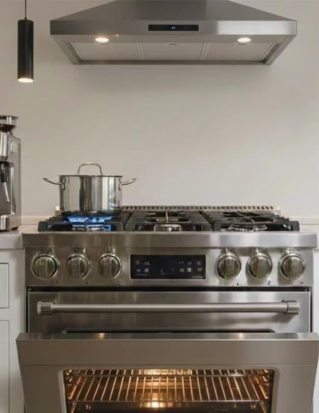 AAOBOSI 36 Inch Gas Range Oven, 6 Cu.Ft Smart Air Fryer Self Clean Oven customer photo 2