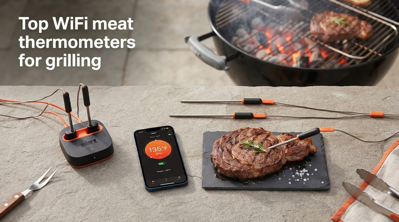Top WiFi meat thermometers for grilling