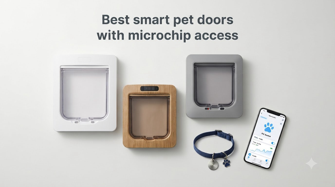 Best smart pet doors with microchip access
