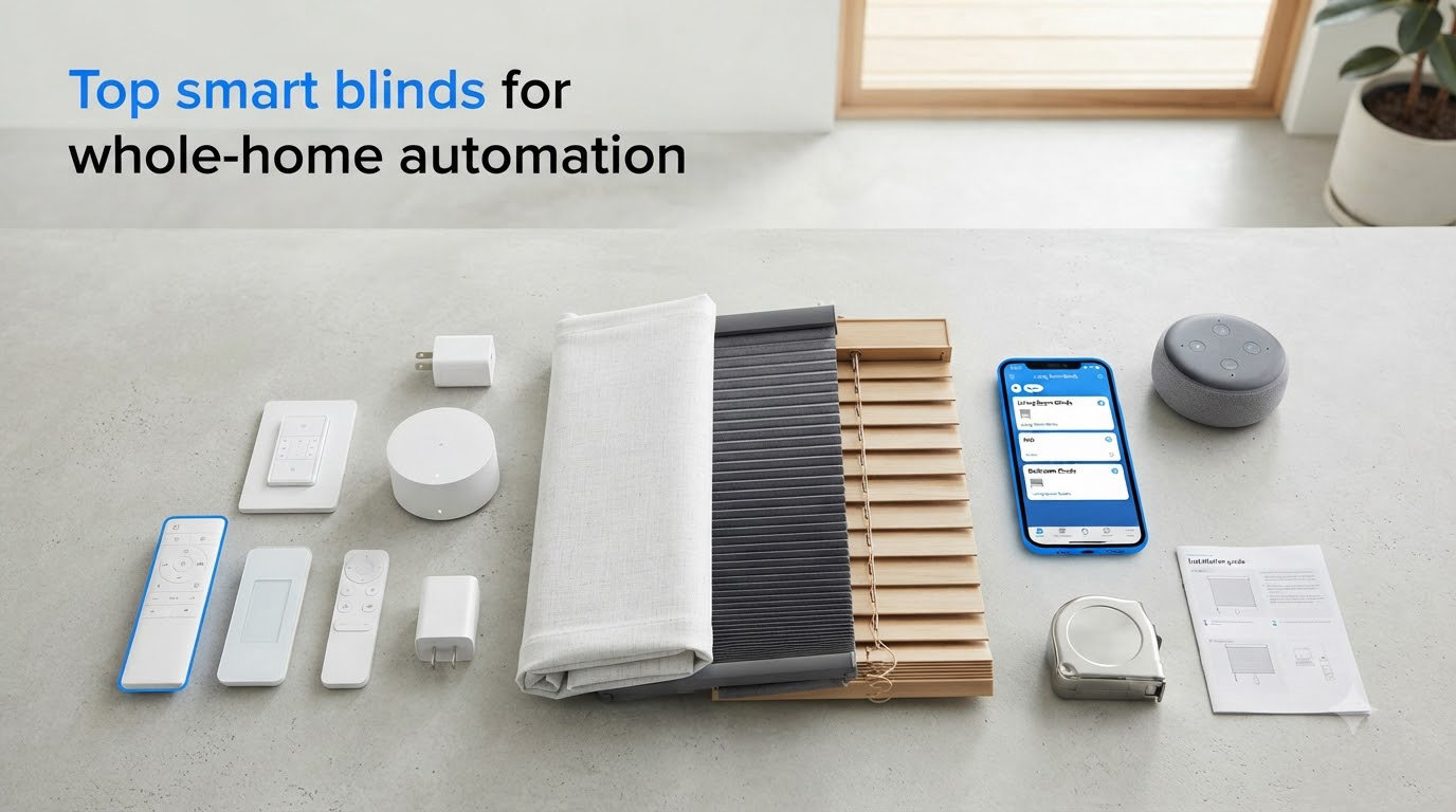 Top smart blinds for whole-home automation