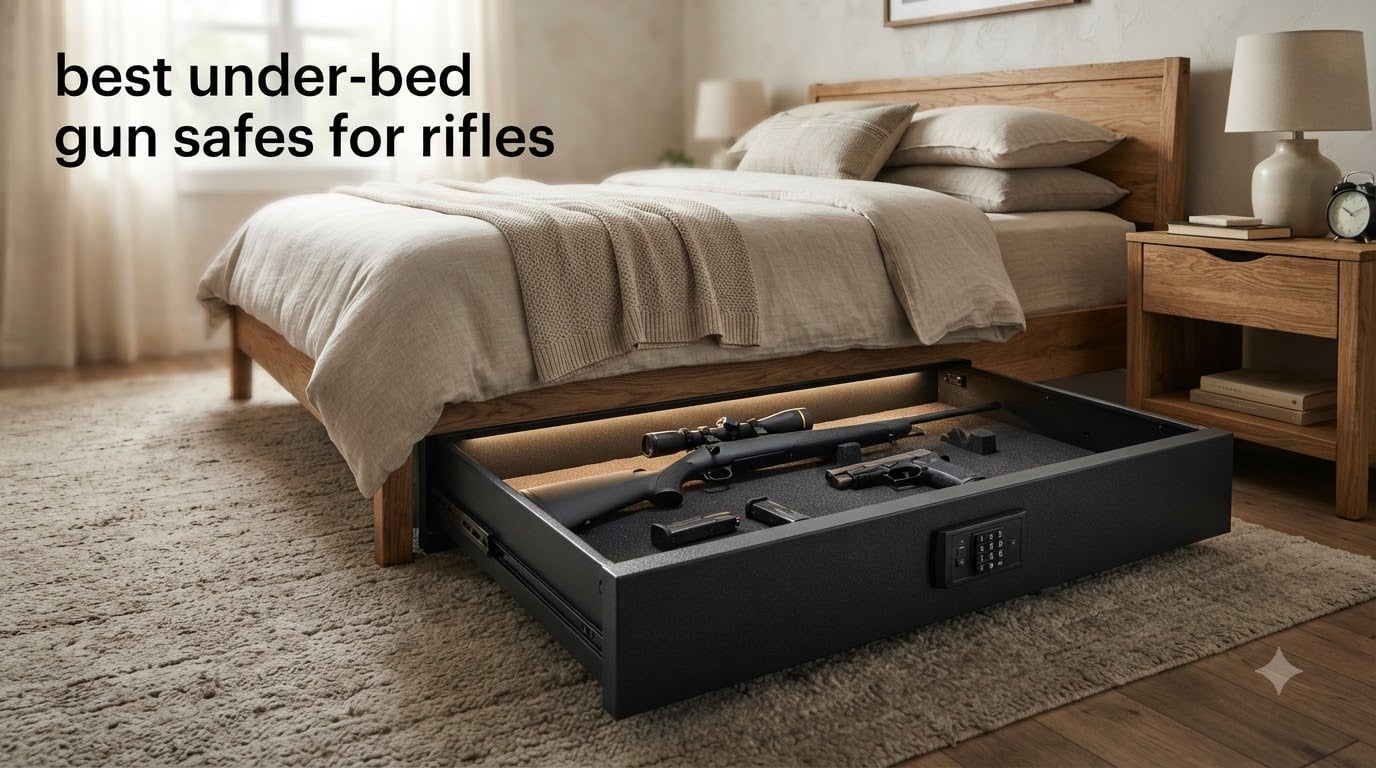best under-bed gun safes for rifles