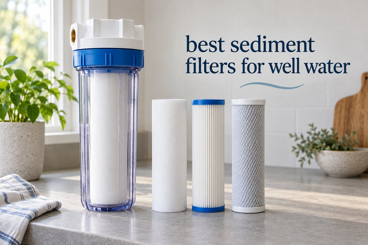 best sediment filters for well water