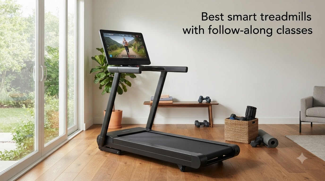 Best smart treadmills with follow-along classes