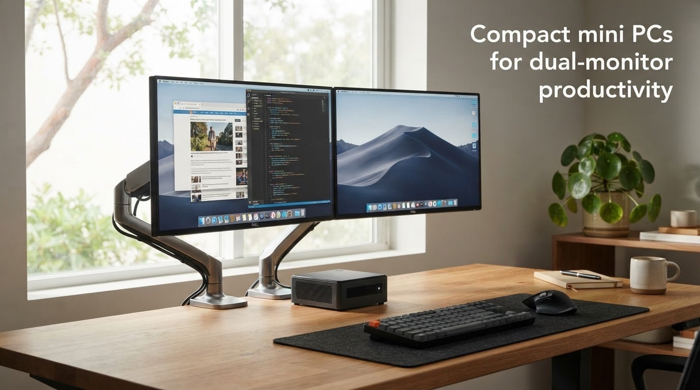 Compact mini PCs for dual-monitor productivity