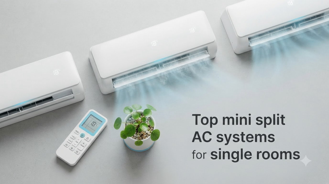 Top mini split AC systems for single rooms