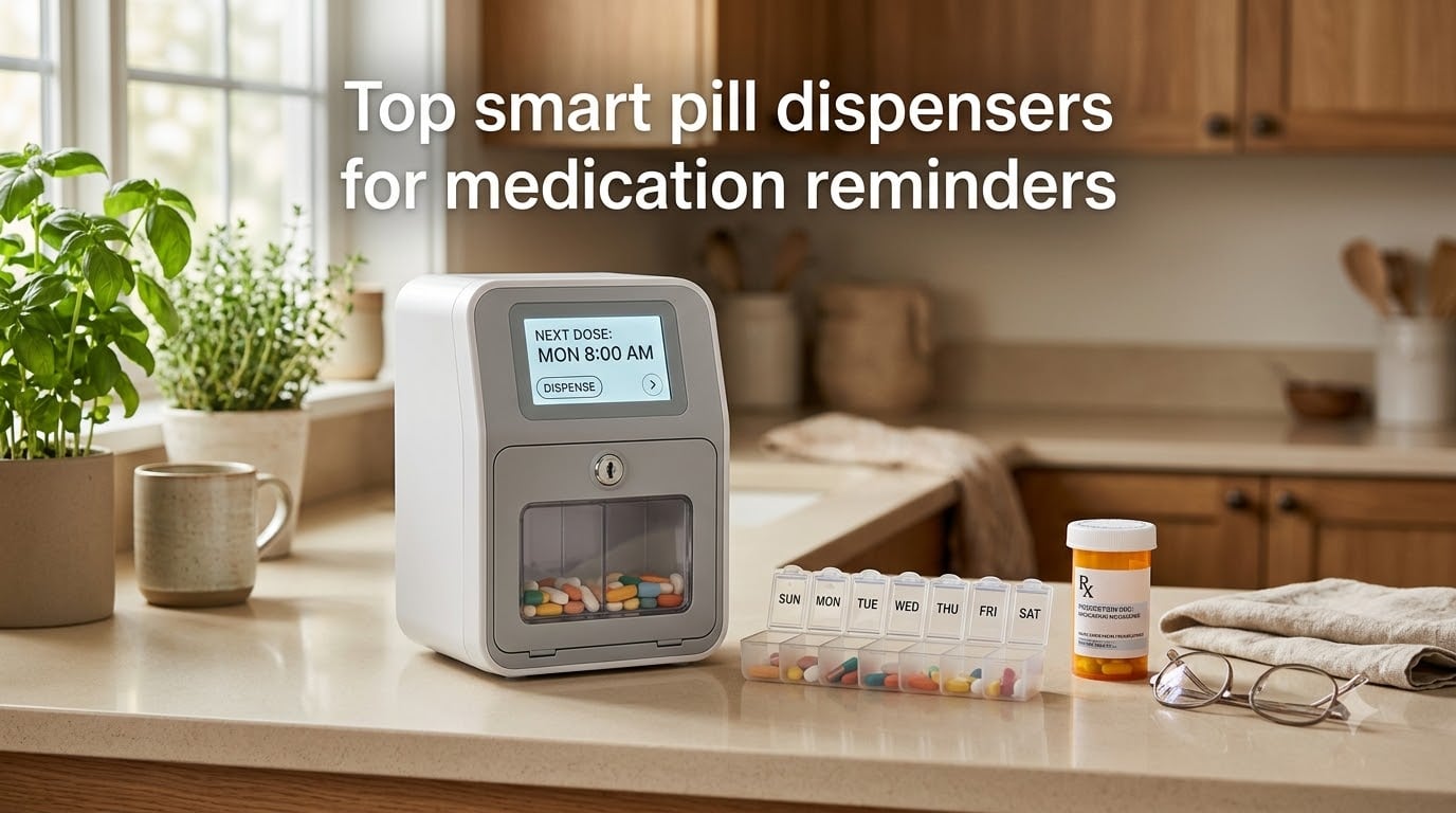 Top smart pill dispensers for medication reminders