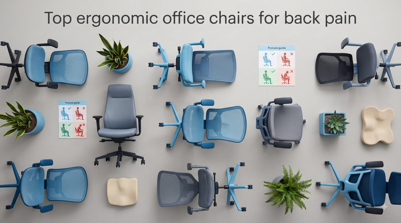 Top ergonomic office chairs for back pain